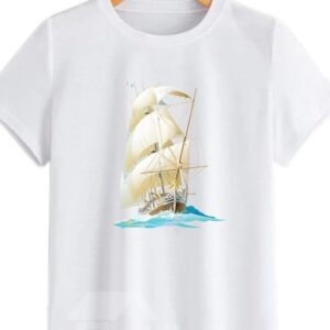 Beddinginn Short Sleeve Standard Round Neck Color Block Summer Women's T-Shirt