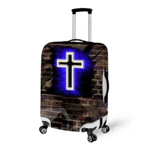 3D Cross Pattern Waterproof Suitcase Protector 19 20 21
