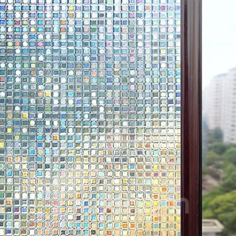 3D Window Films Laser Colour Static Non-Adhesive Decorative Film - Image 3