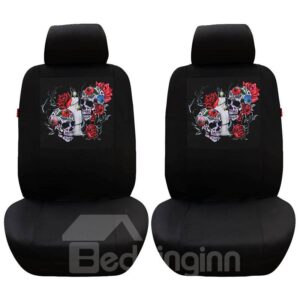 Corpse Bride£¬Rose£¬Candle£¬Creative Style 2PCS All Seasons Universal Front Car Seat Covers