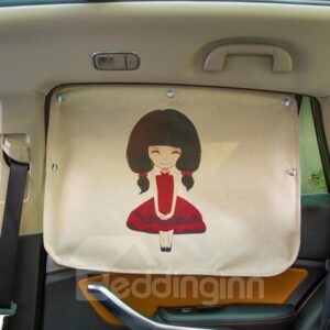 The Girl Next Door Pattern UV Resistant Fabric Strong Adsorption Power£¬Inodorous Atoxic Breathable Sun Shade