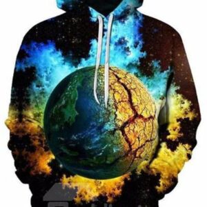 Fashion and Soft Realistic 3D Printed Casual Pullover Hooded Sweatshirt with Pockets