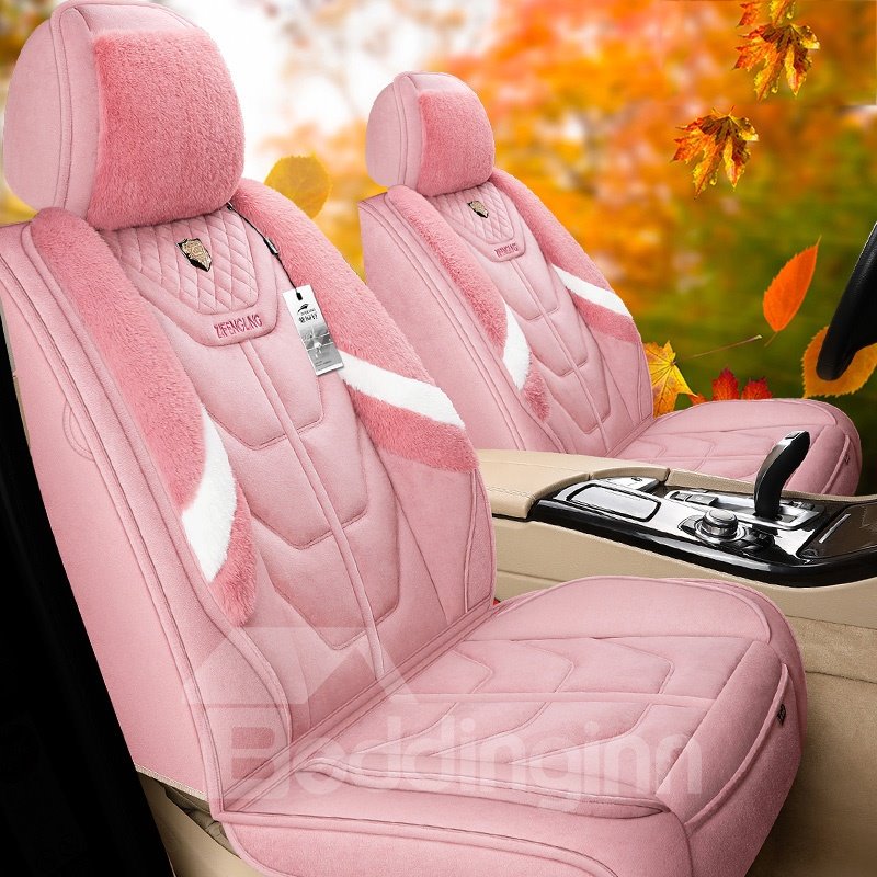 Princess Style Linen Material Environmentally Friendly And Breathable Five Seats Universal Truck Seat Covers - Image 2