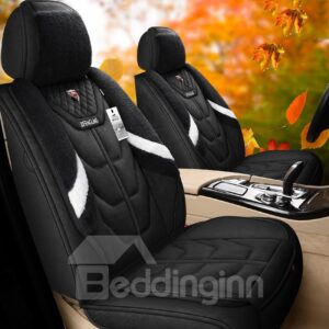 Princess Style Linen Material Environmentally Friendly And Breathable Five Seats Universal Truck Seat Covers
