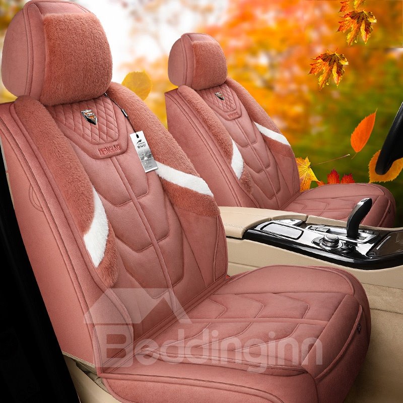 Princess Style Linen Material Environmentally Friendly And Breathable Five Seats Universal Truck Seat Covers - Image 3