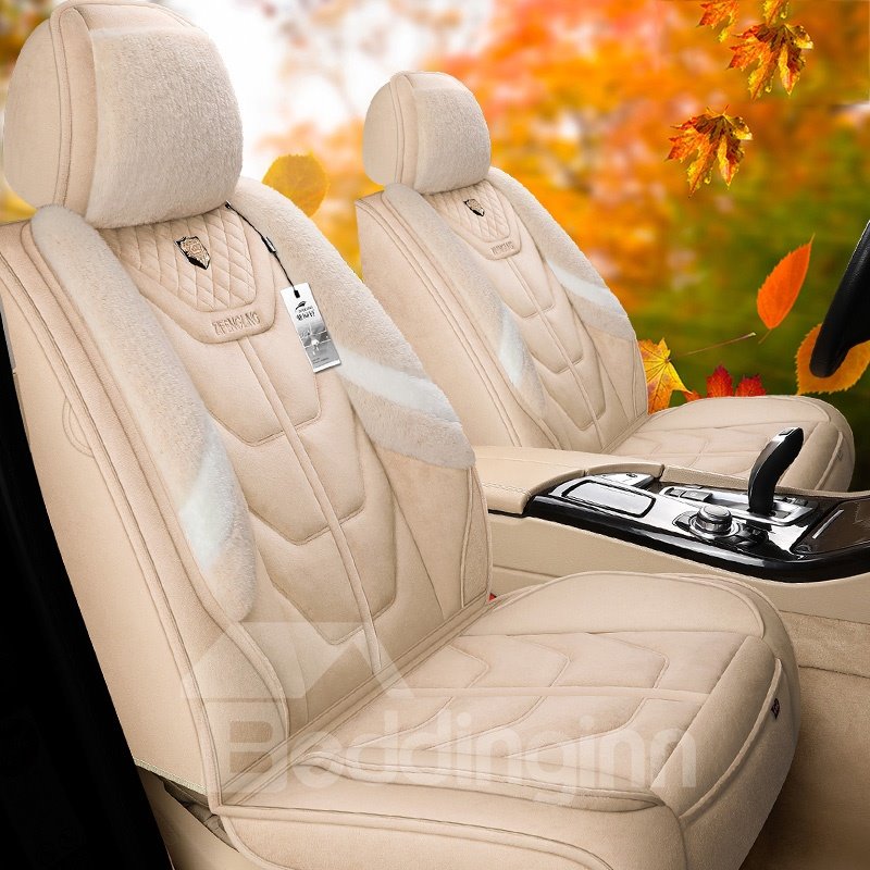 Princess Style Linen Material Environmentally Friendly And Breathable Five Seats Universal Truck Seat Covers - Image 4
