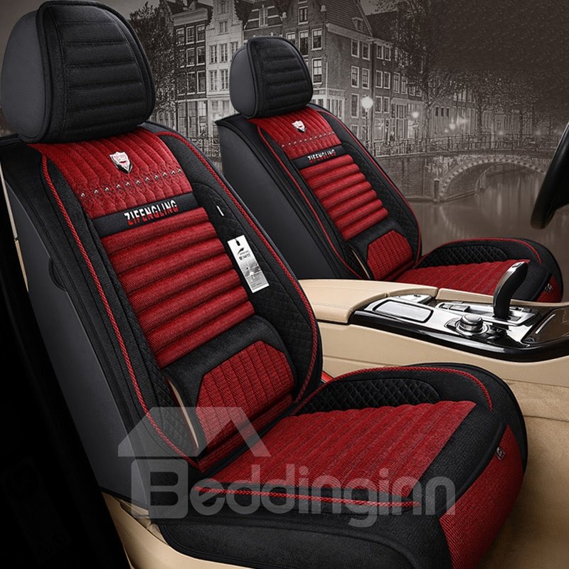 Simple Style Breathable Fabrics Material Comfortable And Soft 5 Seats Truck Universal Fit Car Seat Covers - Image 3