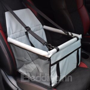 Folding Pet Bag Carrier Car Seat Dog Cat Safety Travel Portable Waterproof Stain Resistant Wear Resistant