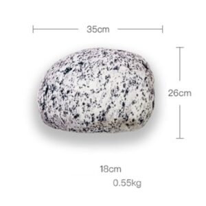 Creative White Pebble-shaped Plush Throw Pillow/Cushion