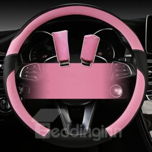 Country Style High Quality Perforated Leather Inhale And Sweat-Absorbent Wear-Resistant Anti-Slip Universal Steering Wheel Covers