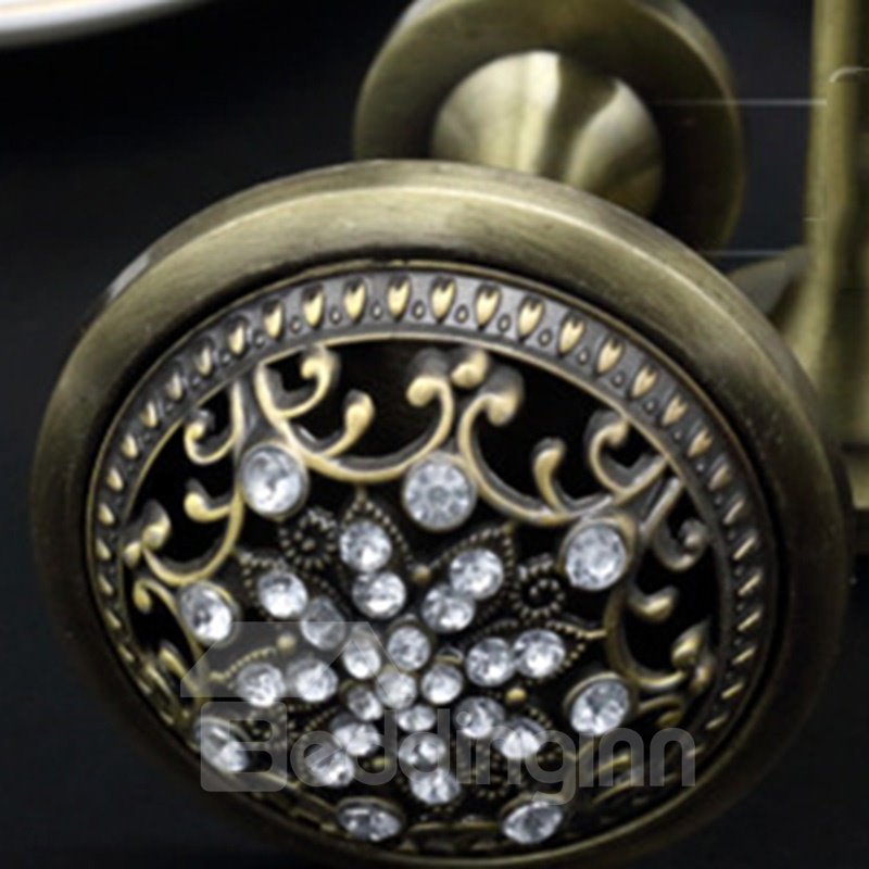 Classic Palace Style 1 Pair Crystal Curtain Tieback Holdbacks - Image 3