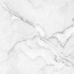 White Faux Marble Wallpapper PVC Waterproof Self-Adhesive Cupboard Sticker