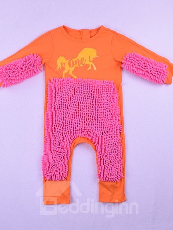 Baby Crawling Suit Cotton Floor Cleaner For Baby Girls Boys Protect Knee and Elbow - Image 12