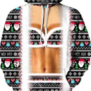 Funny False Two-piece Style 3D Cool Printed Hoodies Personalized Hooded Sweater Sweatshirt