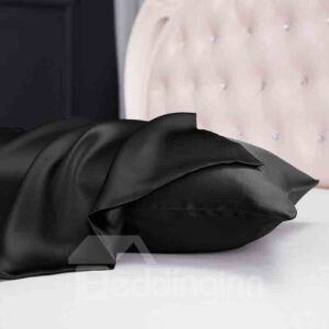 Mulberry Silk Smooth Soft and Skin-friendly Plain Pillowcase Hand Wash multicolor Satin Pillowcase