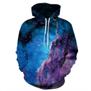 Galaxy Sky Long Sleeve 3D Pattern Hoodie