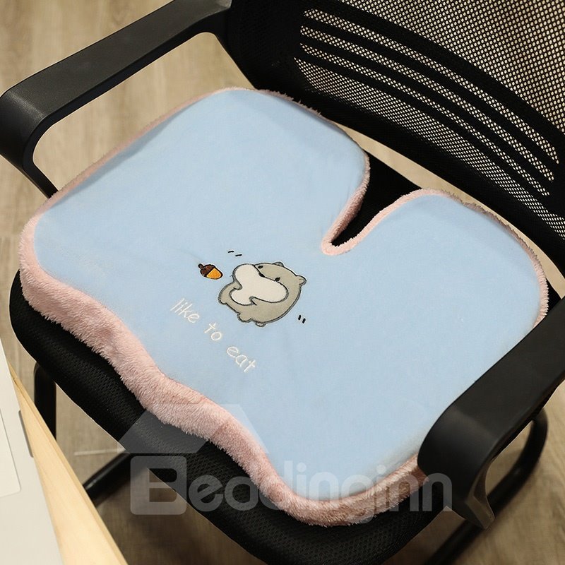1 Piece For Household Or Motor Use Lovely Cartoon Pattern Wear-Resistant And Dirty-Resistant Unfading Undeformed Soft And Comfortable Car Cushion - Image 2