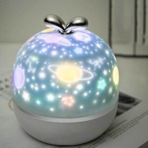 Christmas Night Light Projector with Music Player Romantic Color Changing LED Party Decorations Projection Lamps Mood Lighting for Living Room Bedroom