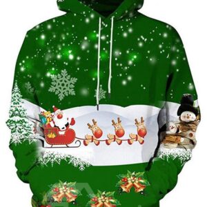3D Christmas Printing Sports Unisex Pullover Hoodies Fashion Sweatshirt Sportswear