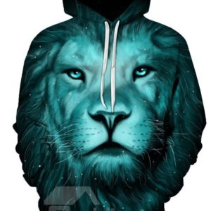 Novelty Fashion 3D Digital Printed Pullover Hoodies with Tiger Design