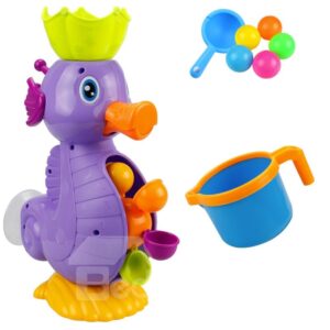 Duck and Seahorse Water Spraying Tool Kids Bath Toys Cartoon Creative Gifts