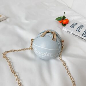 Cute Boys Girls Coin Purse Basketball Small Round Bag Hip-hop Boy Diagonal Bag Children¡¯s Gift
