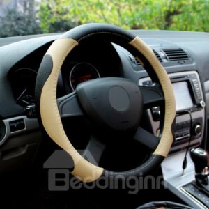 Charming Style And High Quality PU Leather Steering Wheel Covers Suitable for Most Round Steering Wheels