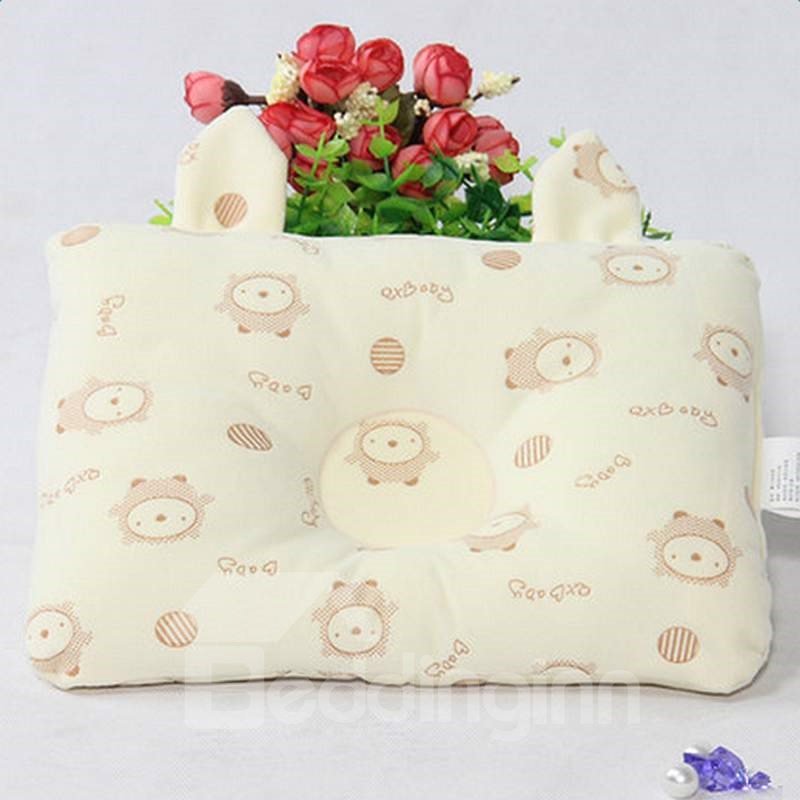 Softy Simple Design Three Colors Option Prevent Flat Head Baby Pillow - Image 3