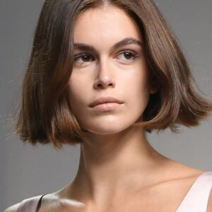 Straight Lace Front Cap Women Human Hair 130% 10 Inches Wigs Heat Resistant Natural Looking Daily Party Wigs Cosplay Wigs with Natural Bangs with Free Wig Cap