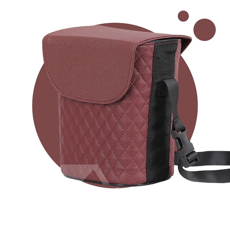 Car Trash Can Mini Hanging Multi-Function Storage Box - Image 4