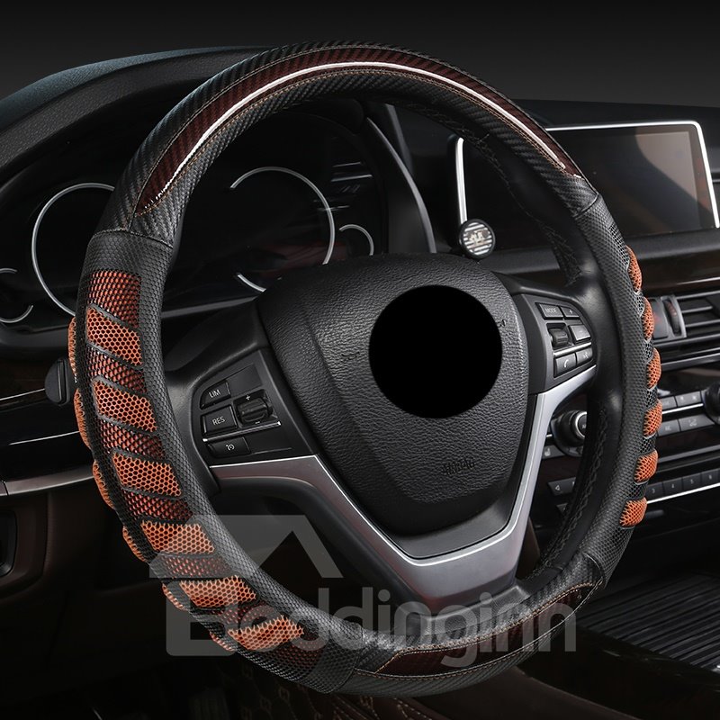 Steering Covers 3D Honeycomb Fine Texture And Comfortable Hand Feel Sweat - absorbing Breathable Wear - resistant And Durable Strong Flexibility Easy To Clean Without Slipping Steering Wheel Covers - Image 3