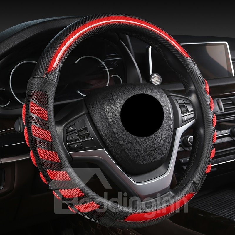Steering Covers 3D Honeycomb Fine Texture And Comfortable Hand Feel Sweat - absorbing Breathable Wear - resistant And Durable Strong Flexibility Easy To Clean Without Slipping Steering Wheel Covers - Image 5