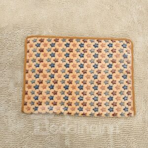 Soft Warm Flower Pattern Coral Velvet Pets Blanket