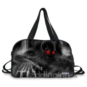 Super Skull Ghost Pattern 3D Painted Travel Bag
