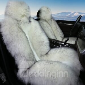 Full Fluffy Material 3D Shape Design Super Warm Winter Universal Car Seat Covers