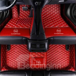 The Logo£¦Brand Can Be Printed Floor Mats High Quality Leather Moisture-Proof Skid Resistance Waterproof Wear-Resisting Custom Fit Floor Mats If You Do Not Find Your Car Or Have Special Needs Please Note In The Shopping Cart