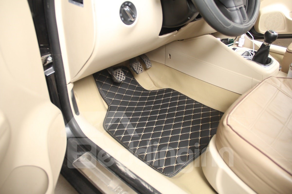 Plain Pattern PVC Material Waterproof Custom Fit Car Floor Mat - Image 5