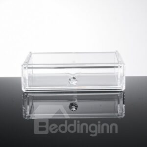 Environment Friendly Acrylic Material 18.7*12.1*5.2cm Cosmetic Storage Box