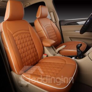 High-quality Leather Wear-resistant Dirt-resistant and Durable 7 Seats Universal Fit Seat Covers Two Front Seat Covers Are Fully Wrapped Please Note The Car Model and Seat Type When Placing an Order Such as 223 Car Seat Layout
