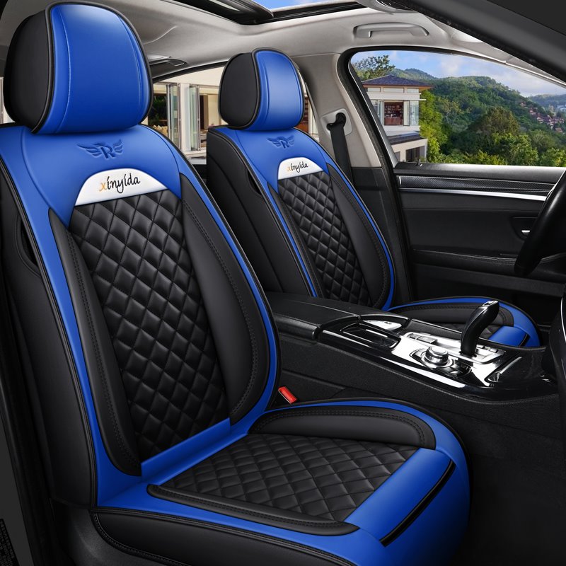Wear-resistant Leather Universal Fit Seat Covers Suitable for Most 5 Seats Cars and Pickup Trucks - Image 2