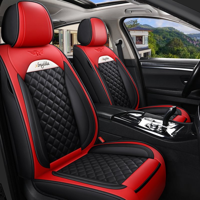 Wear-resistant Leather Universal Fit Seat Covers Suitable for Most 5 Seats Cars and Pickup Trucks - Image 6
