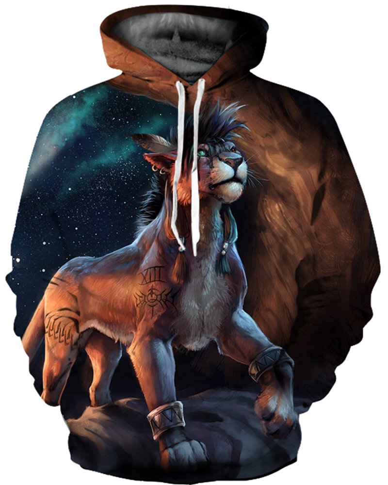 Funny Design Vibrant Color Realistic Unisex Pullover 3D Painted Hoodie - Image 9