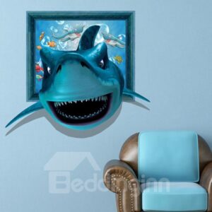 Gorgeous 3D Shark Pattern Home Decorative Wall Sticker