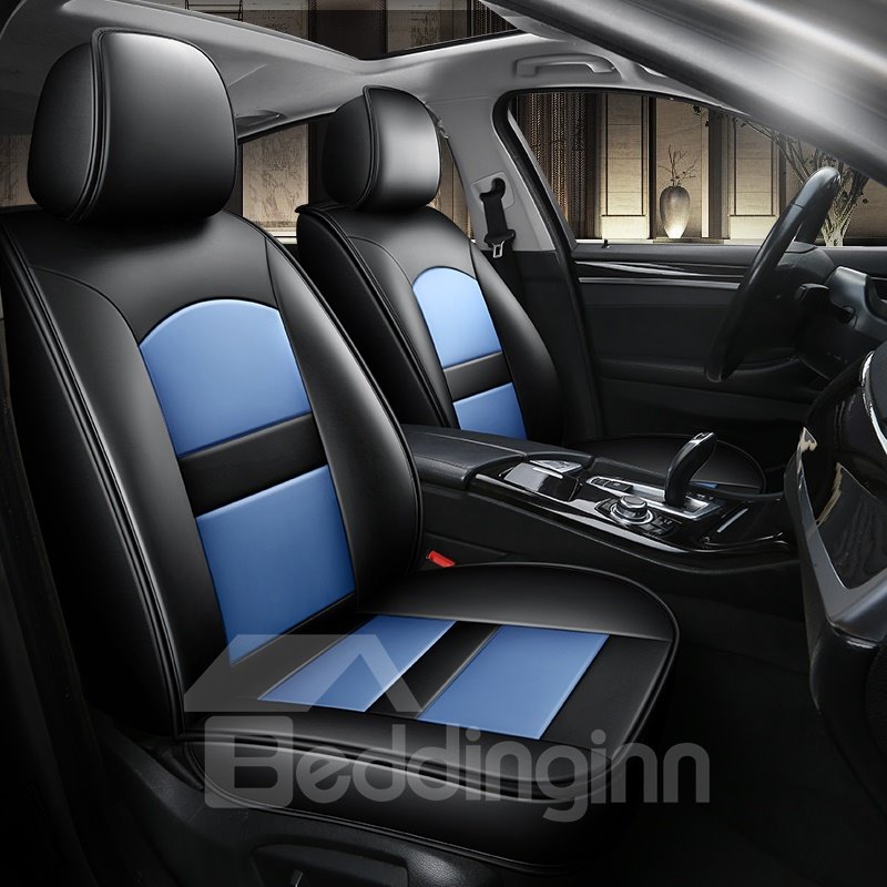 Two Versions of 5 Seater Universal Fit Seat Covers High-quality Wear-resistant and Breathable Leather Compatible Airbags Reliable and Not Slipping