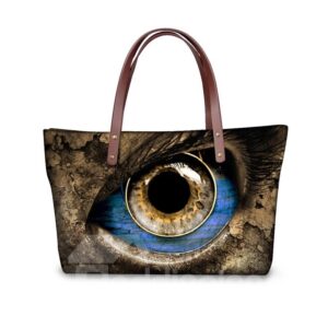 Avatar¡®s Eye Gorgeous Waterproof Sturdy 3D Printed for Women Girls Shoulder HandBags