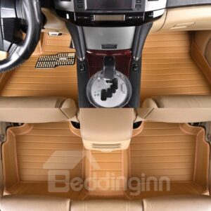 Anti-Skidding Waterproof Fashion Bright Color Design PVC Leather Custom Car Floor Mats