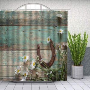 3D Printed Landscape Shower Curtain Bathroom Partition Curtain Durable Waterproof Mildew Proof Polyester 4 Size