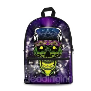 3D Skull Pattern Show Personality Style School for Man&Woman Backpack