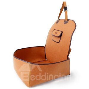 Retro Pure Color Dual-use Pet Car Mattress ?