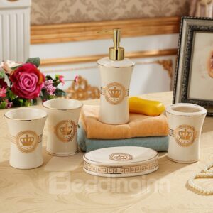 European Classical Style 5 Pieces Bathroom Ensembles